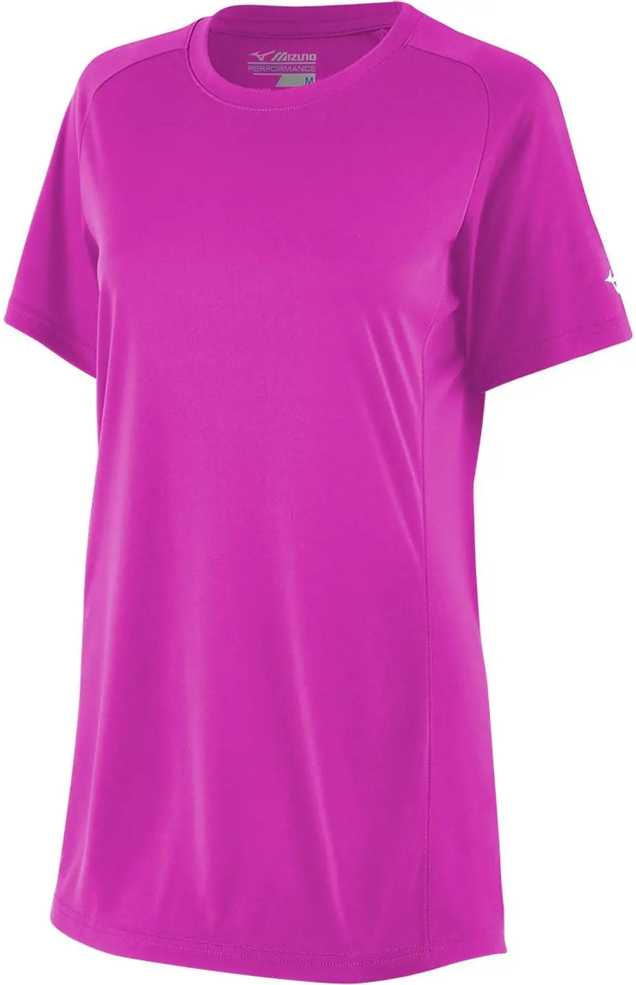 Mizuno 351089 Youth Softball Crew Neck Jersey - Shocking Pink