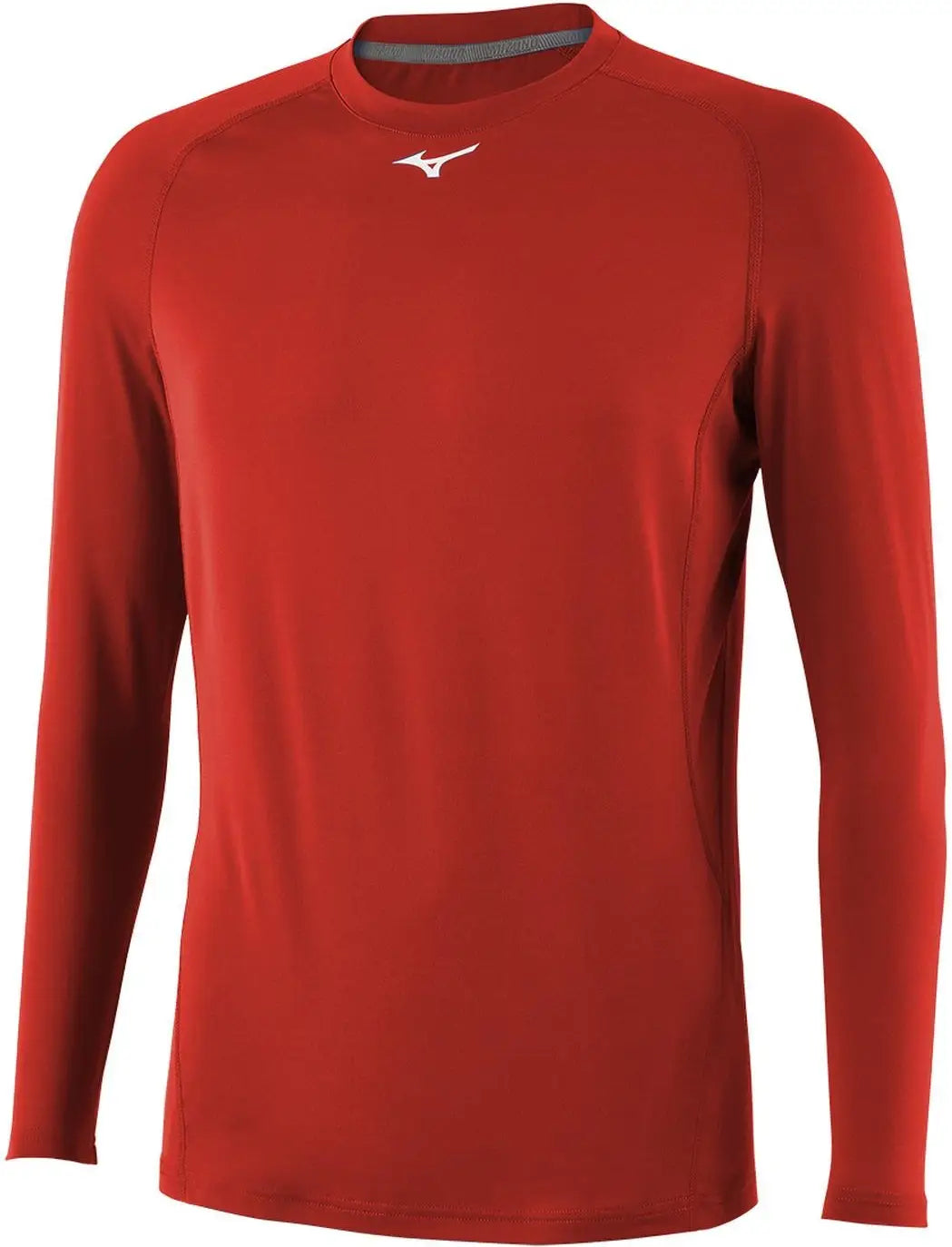 Mizuno 351090 Men’s Long Sleeve Compression Top - Red