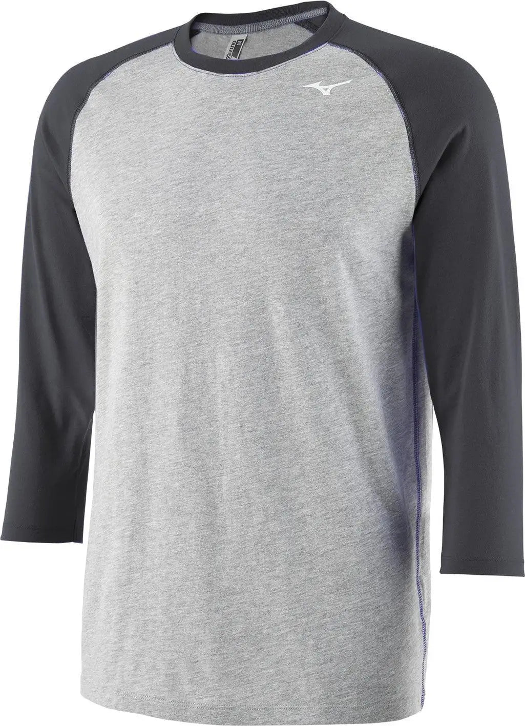 Mizuno 351110 Youth 3/4 Practice Tee - Gray-charcoal