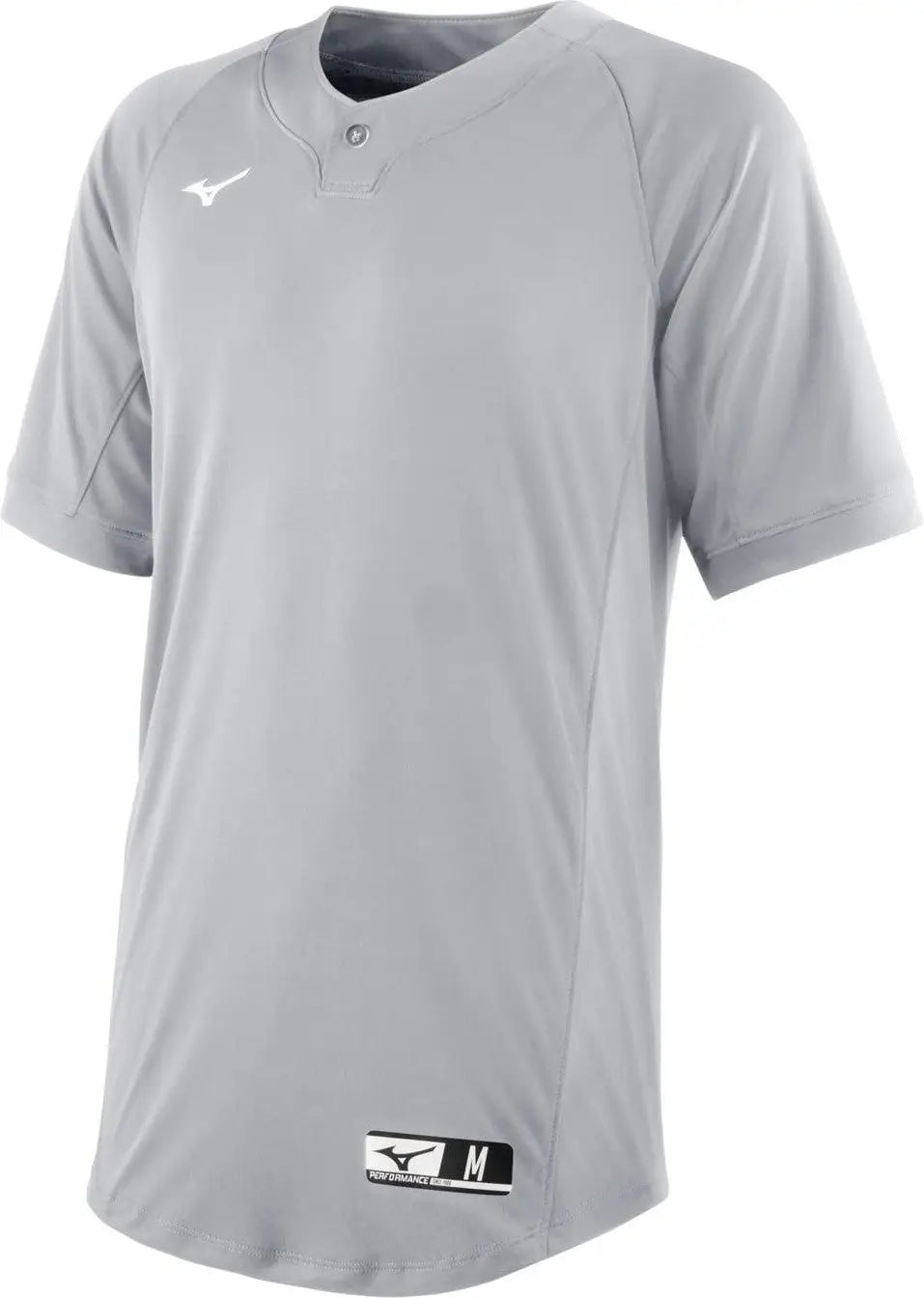 Mizuno 351117 Men’s Nxt 1-button Baseball Jersey - Gray