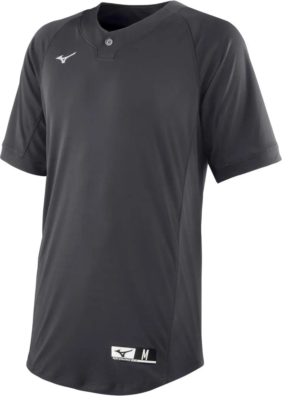 Mizuno 351118 Youth Nxt 1-button Baseball Jersey - Charcoal