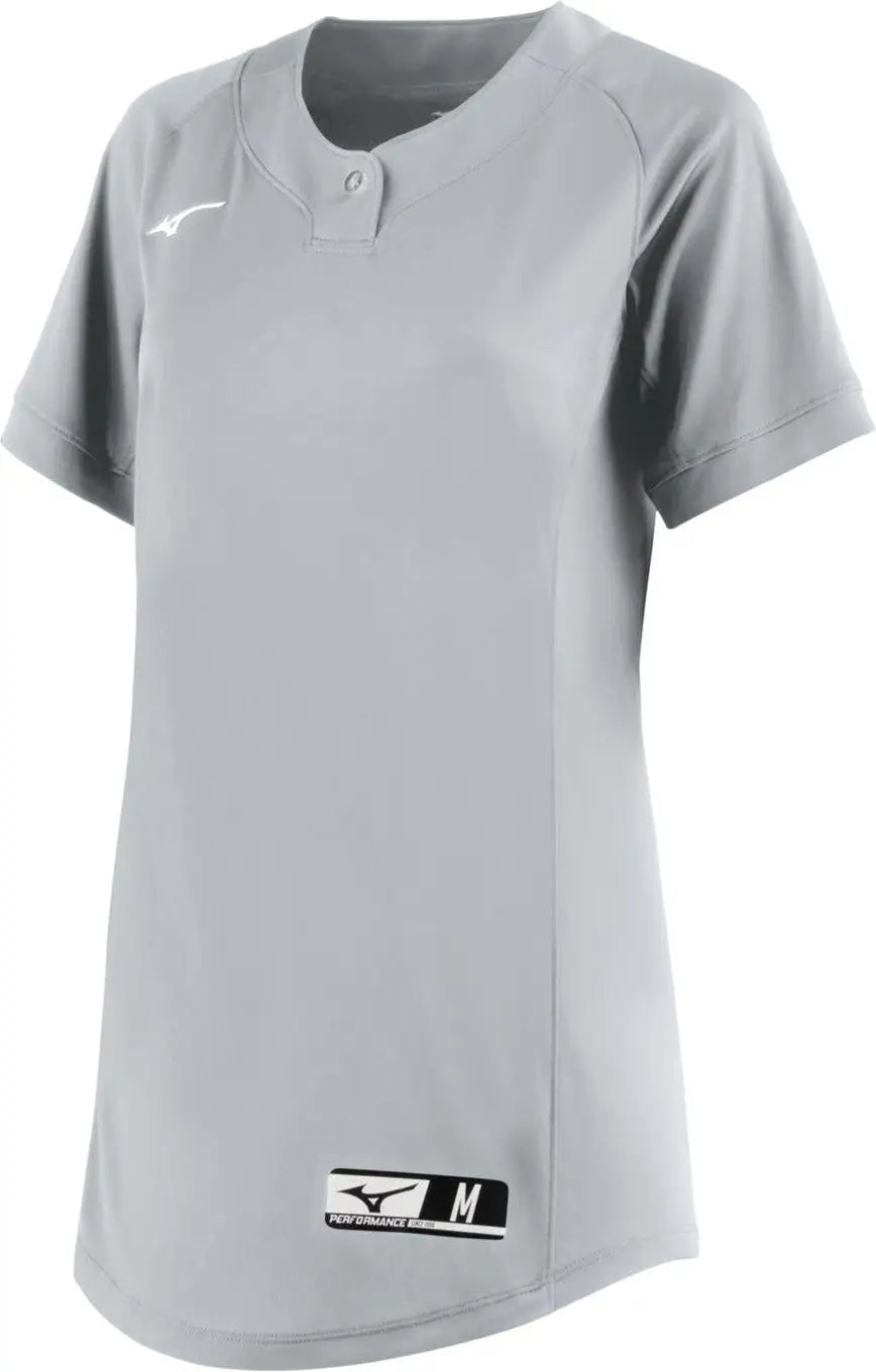 Mizuno 351120 Girl’s Nxt 1-button Jersey - Gray