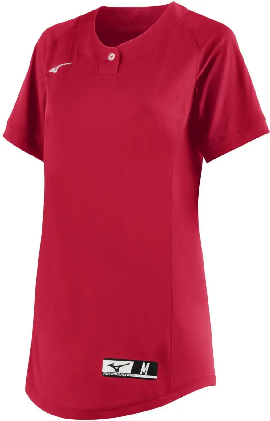 Mizuno 351120 Girl’s Nxt 1-button Jersey - Red