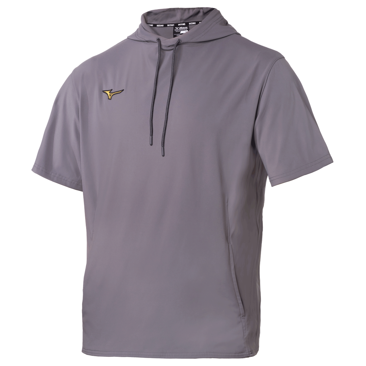 Mizuno 351220 Pro Short Sleeve Hoodie - Quiet Shade - Adult Xxs