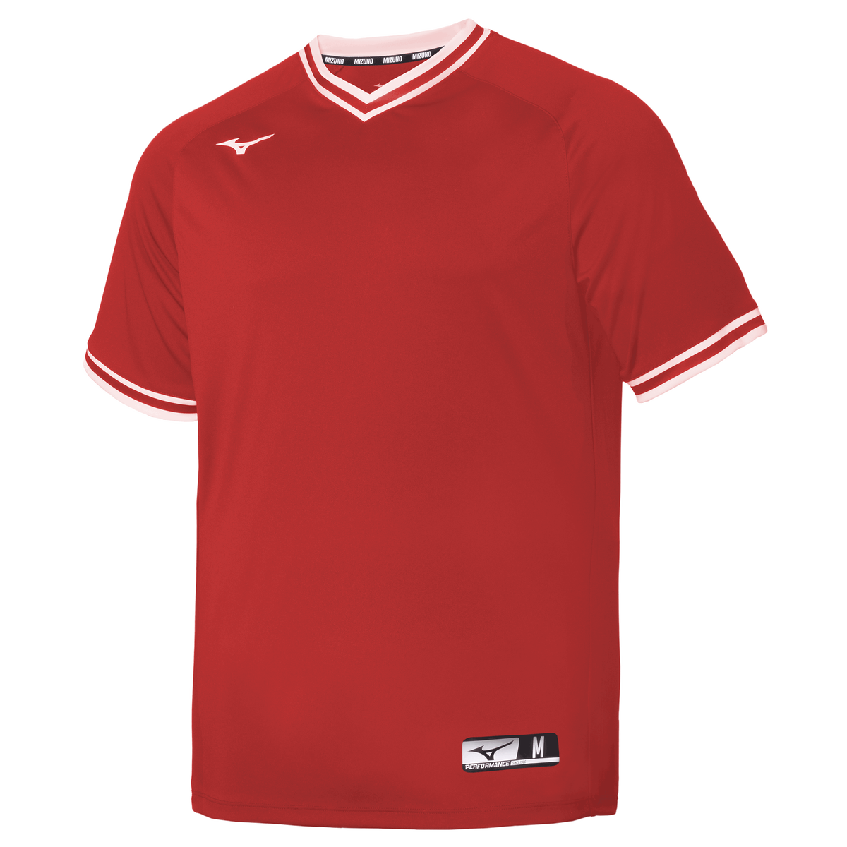 Mizuno 351229 Nxt V-neck Baseball Jersey - Red-white - Adult Xs