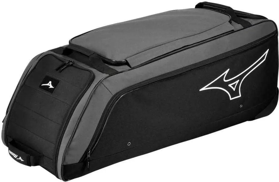 Mizuno 360327 Samurai Catcher’s Wheel Bag 24 - Charcoal Black - Dark Gray