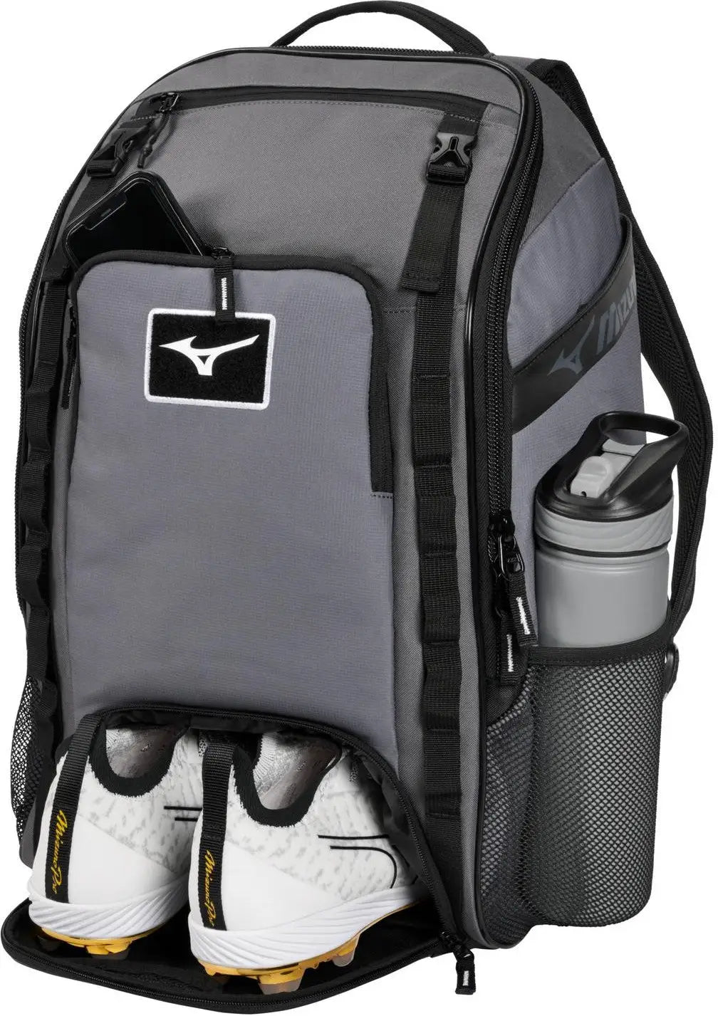 Mizuno 360342 Organizer 26 Backpack - Charcoal - Dark Gray