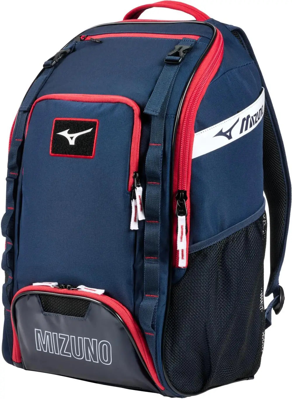 Mizuno 360342 Organizer 26 Backpack - Navy-red - Navy Red