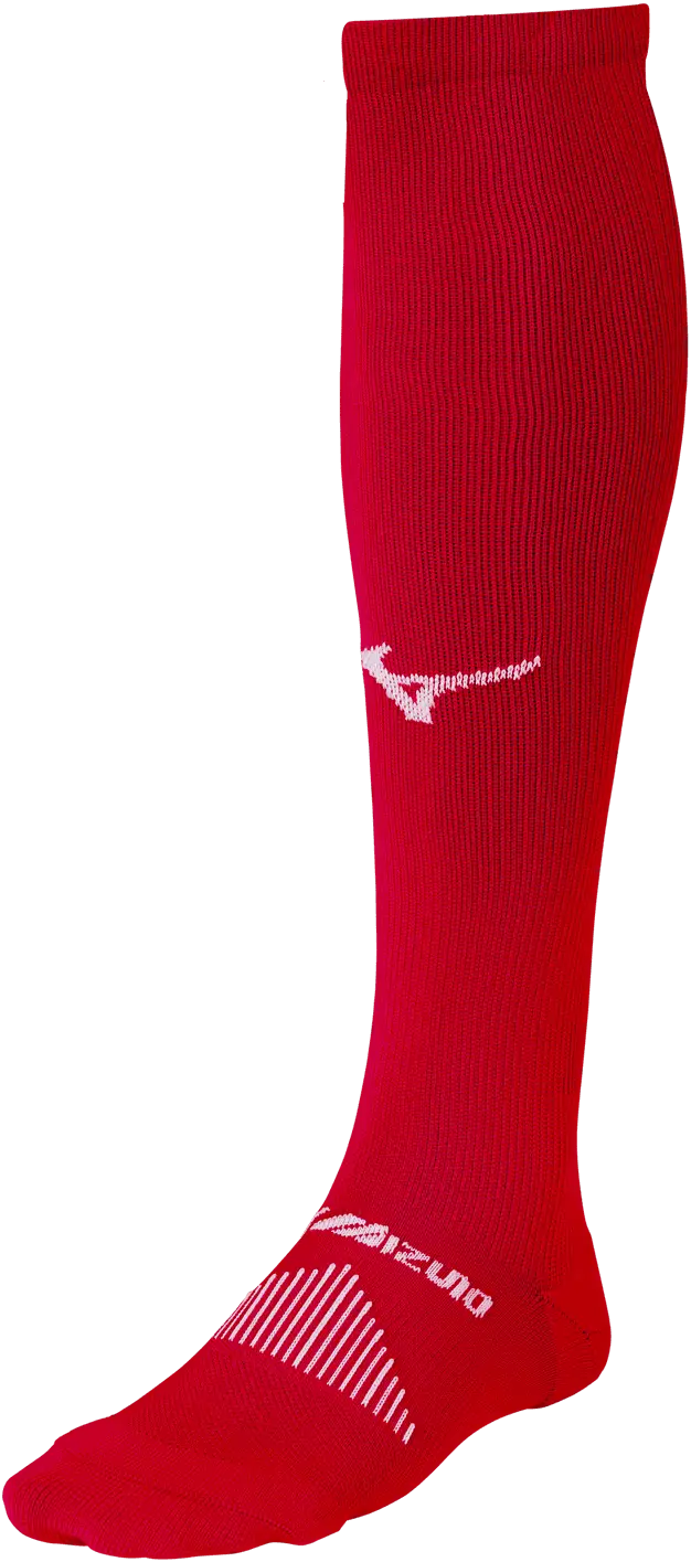 Mizuno 370230 Performance Knee High Socks - Red