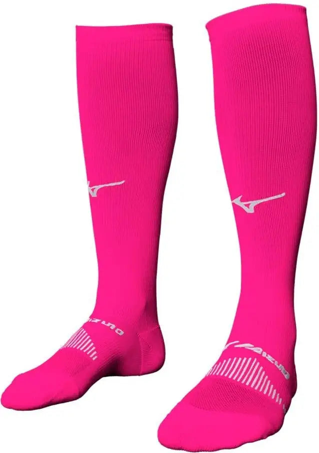 Mizuno 370230 Performance Knee High Socks - Shocking Pink