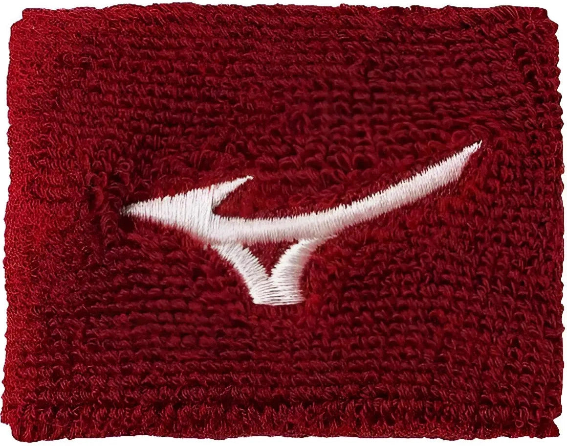 Mizuno 370232 G2 Wristbands 2’’ - Red - Length