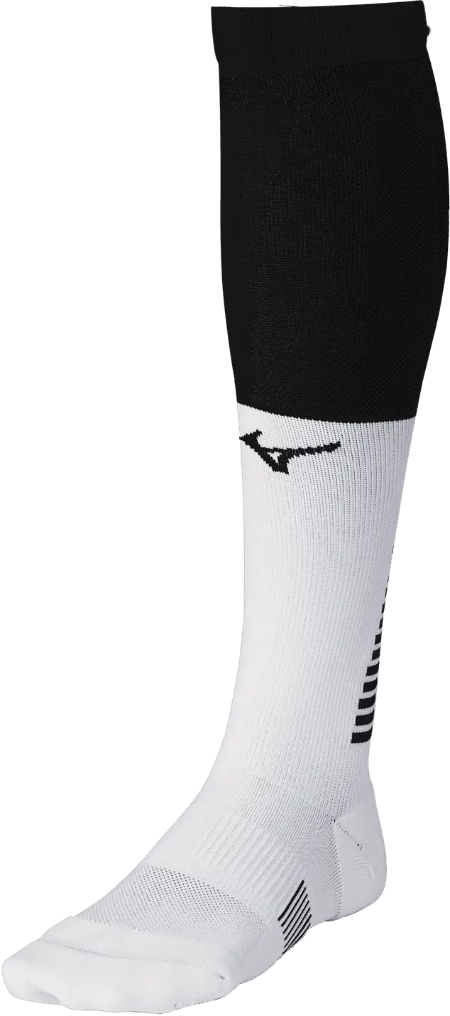 Mizuno 370259 Diamond Elite Knee High Socks - Black White