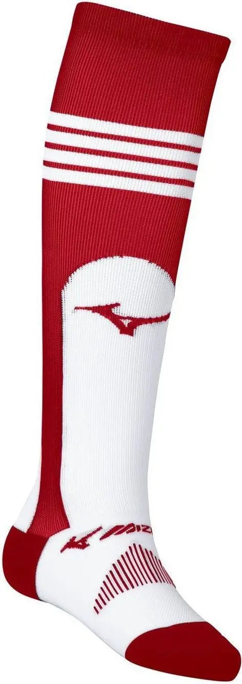 Mizuno 370267 Performance Otc Stirrup Sock - Red - Adult Xl