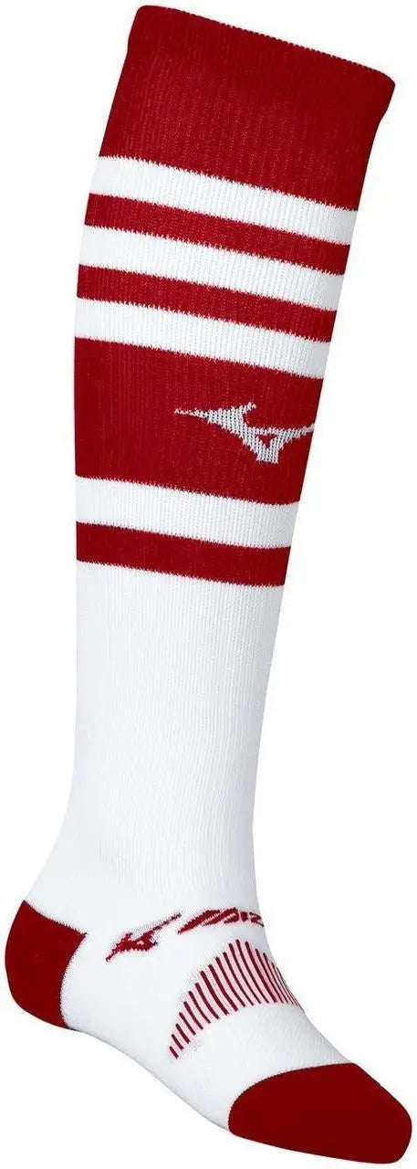 Mizuno 370268 Retro Performance Otc Sock - Red