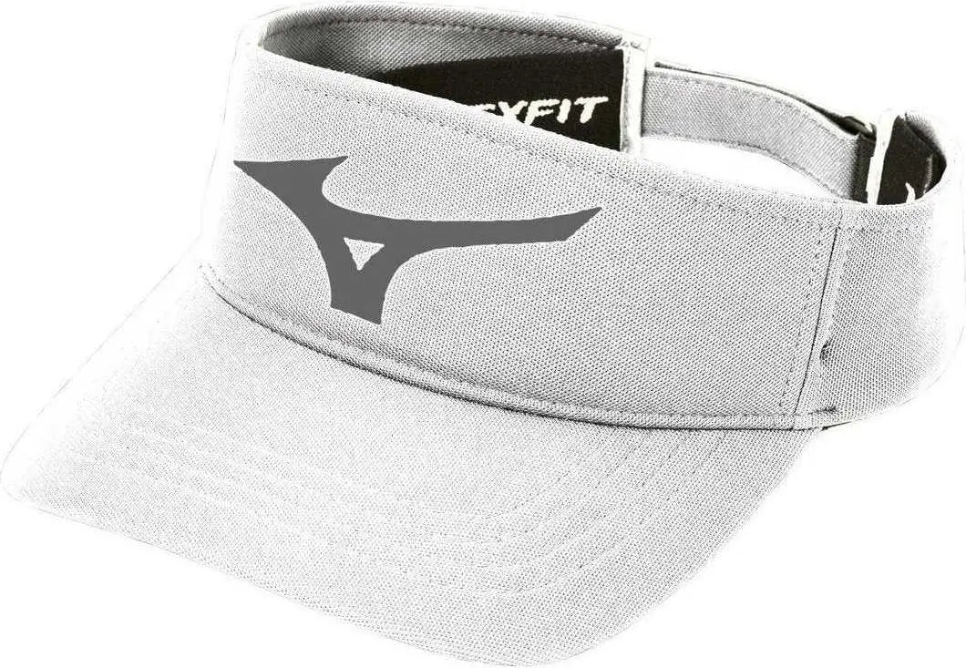 Mizuno 370275 Diamond Visor - White Charcoal - Dark Gray / one Size Fits Most