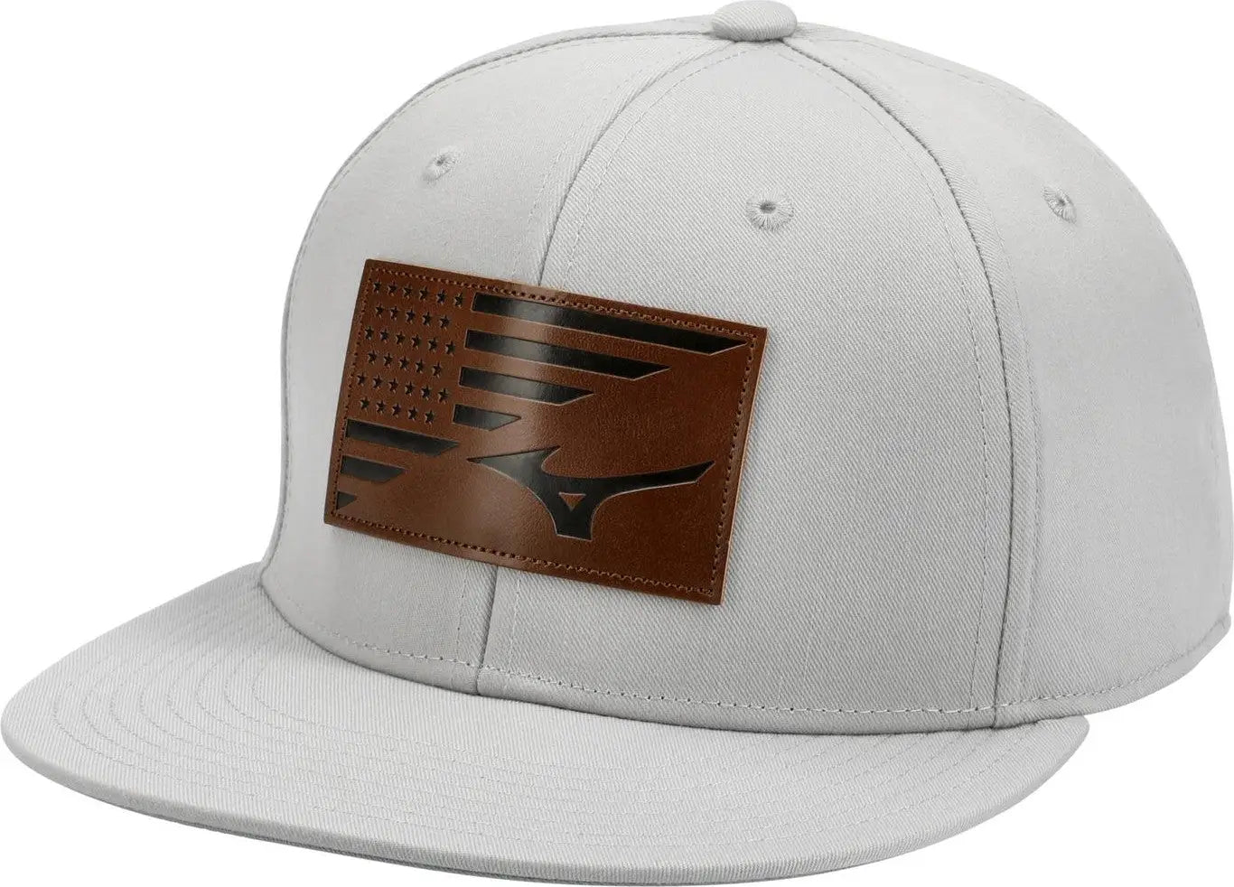 Mizuno 370345 Rb Patriot Snapback Cap - Gray - one Size Fits Most