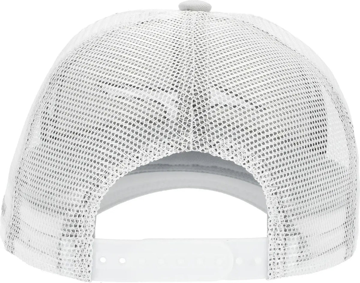 Mizuno 370347 Diamond Trucker Cap - Gray-white - Gray White / one Size Fits Most