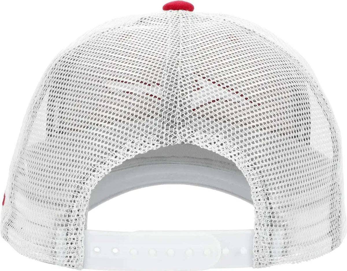 Mizuno 370347 Diamond Trucker Cap - Red-white - Red White / one Size Fits Most