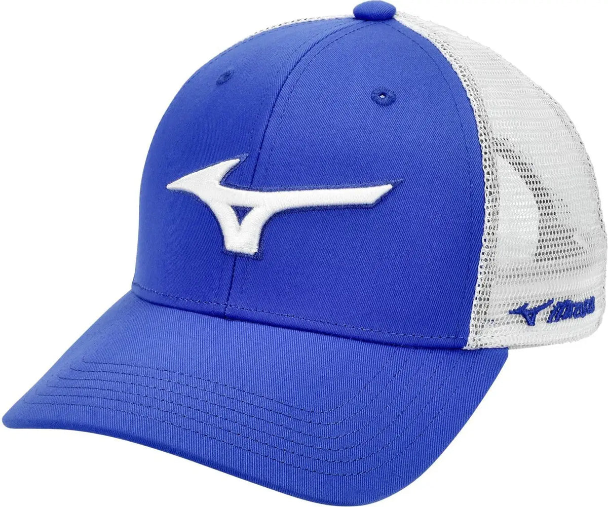 Mizuno 370347 Diamond Trucker Cap - Royal-white - Royal White / one Size Fits Most