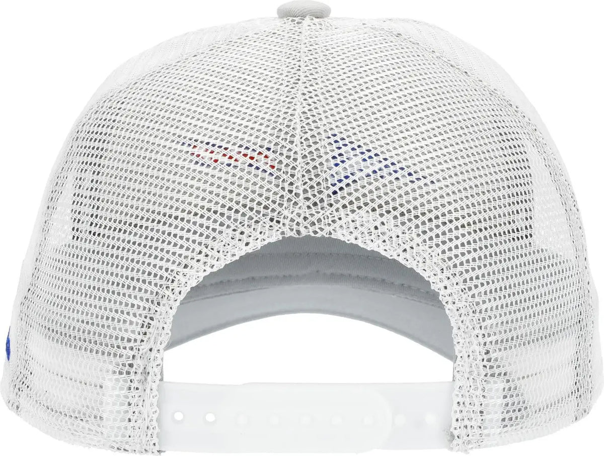 Mizuno 370356 Runbird Patriot Trucker Cap - Gray-white - Gray White / one Size Fits Most