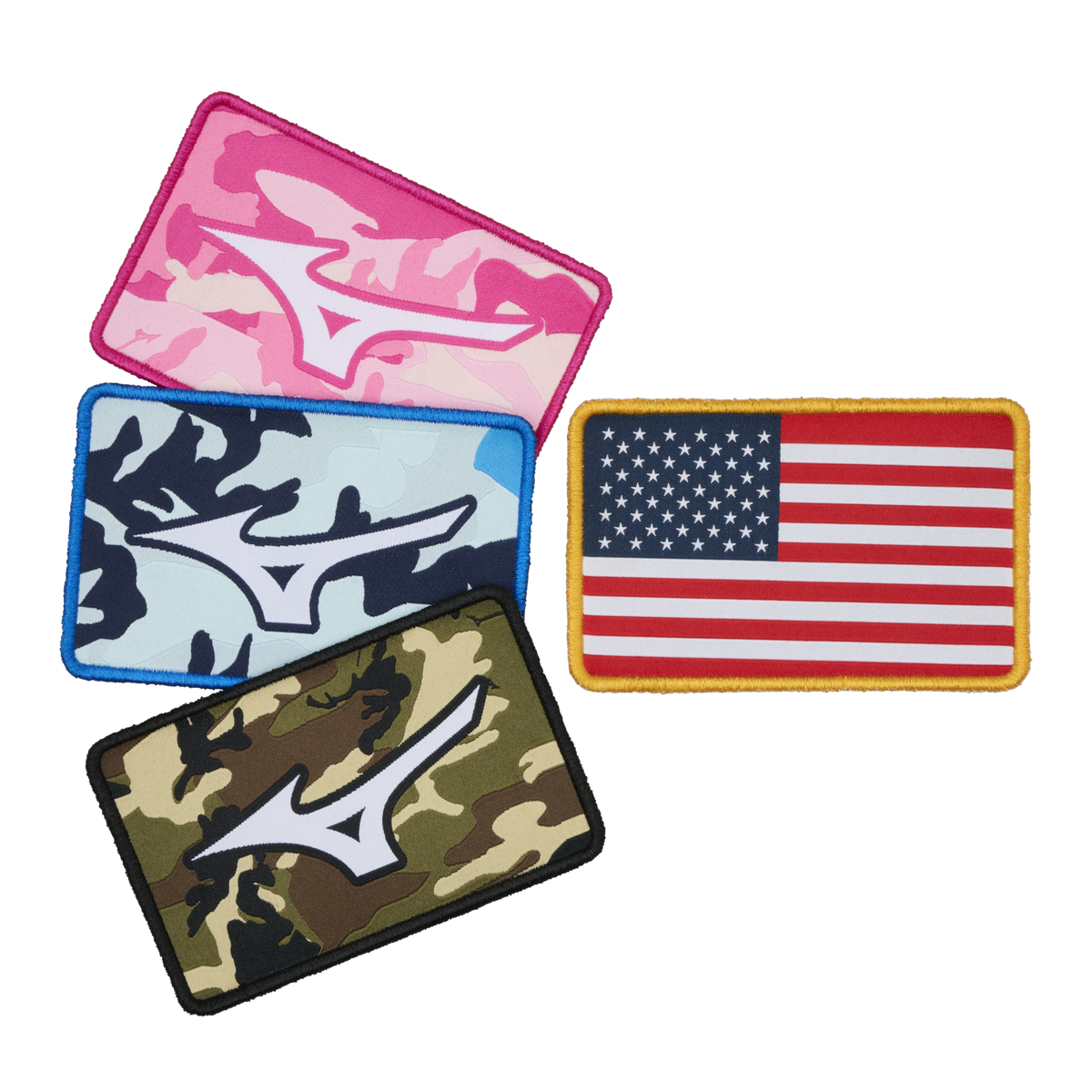 Mizuno 370385 Patch Pack - Multi Color - one Size Fits Most