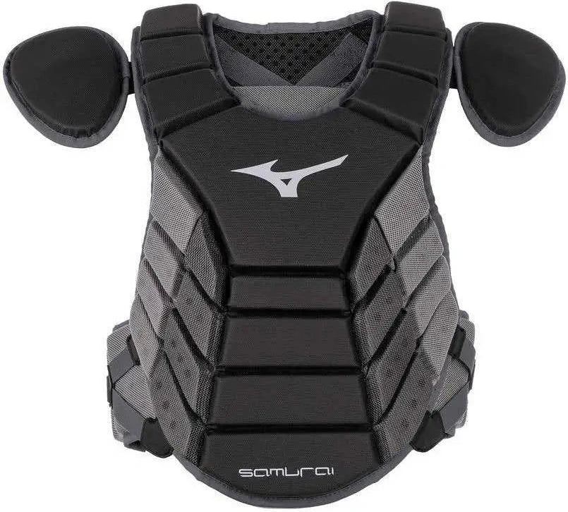 Mizuno 380378 Samurai 14’’ Chest Protector Youth - Black Gray