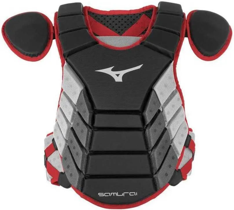 Mizuno 380380 2019 Samurai 16’’ Chest Protector Adult - Black Cardinal