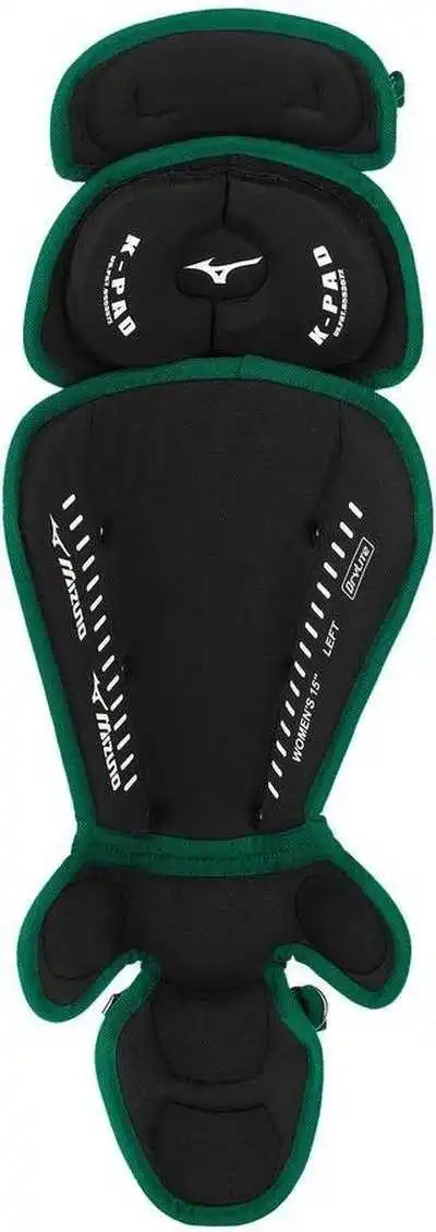 Mizuno 380382 Samurai Fastpitch Softball Women’s Shin Guards 16’’ - Gray Forest