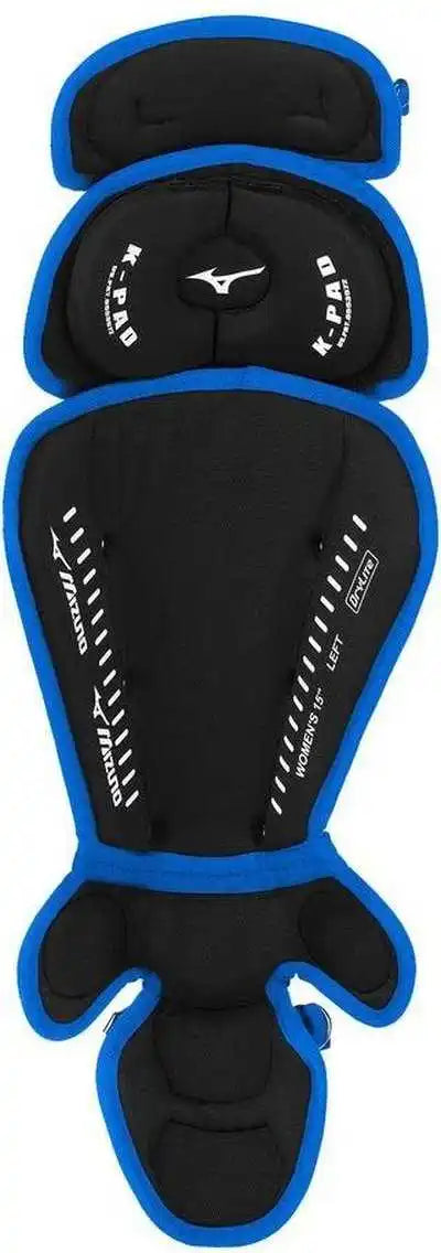 Mizuno 380382 Samurai Fastpitch Softball Women’s Shin Guards 16’’ - Gray Royal