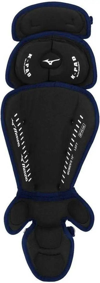 Mizuno 380382 Samurai Fastpitch Softball Women’s Shin Guards 16’’ - Gray Navy