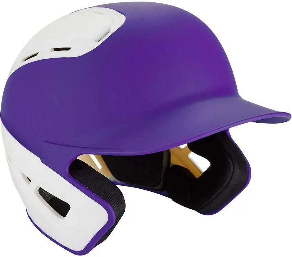 Mizuno 380385 B6 Batting Helmet 2tone - Purple White