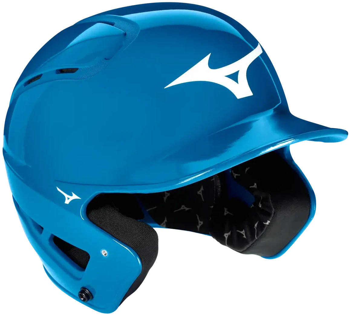 Mizuno 380388 B6 Baseball Batting Helmet - Solid Color - Glossy Royal - S/m