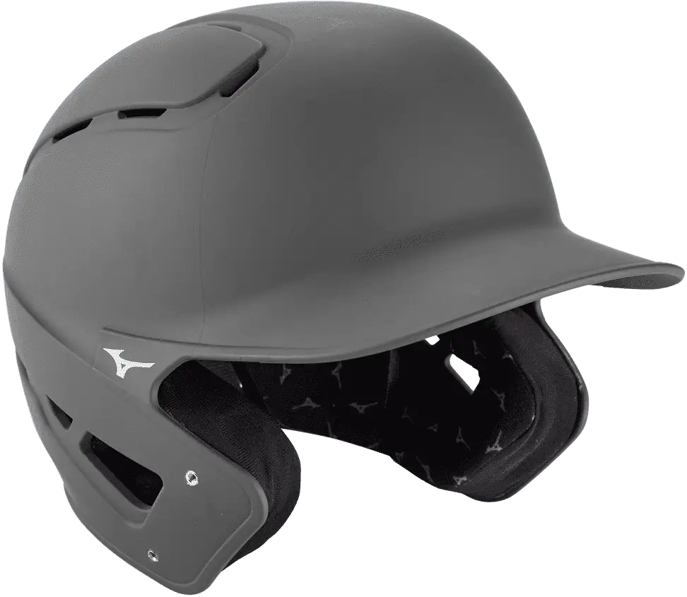 Mizuno 380390 B6 Youth Baseball Batting Helmet - Solid Color - Gray - 6 1/2’’ - 7 1/4’