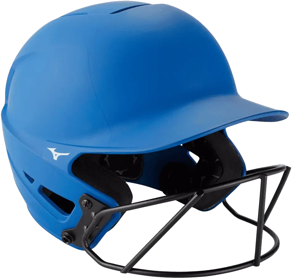 Mizuno 380395 F6 Fastpitch Softball Batting Helmet - Solid Color - Royal
