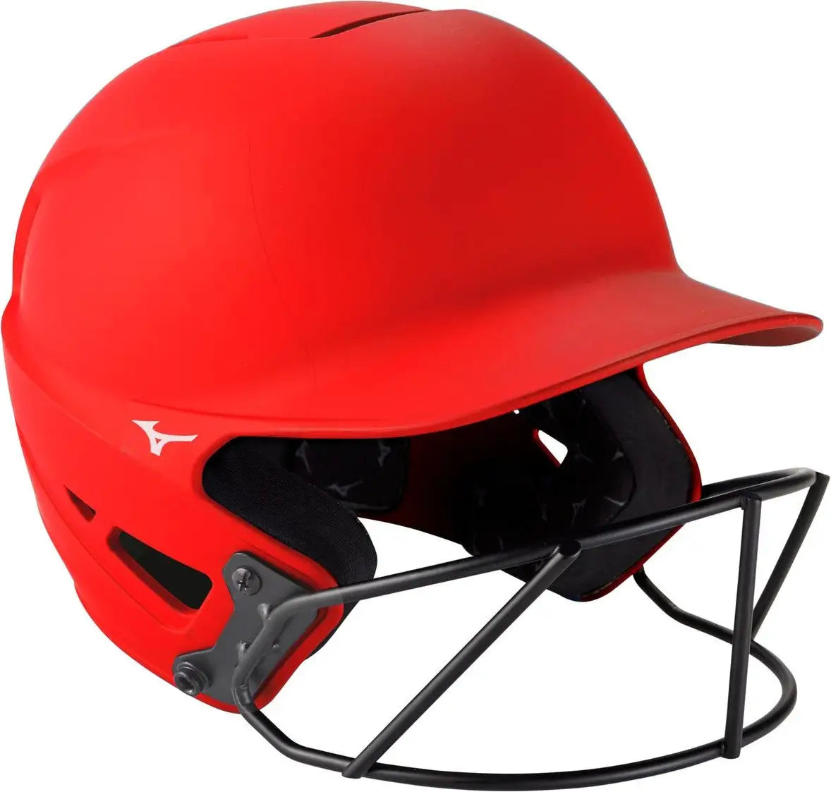 Mizuno 380397 F6 Youth Fastpitch Softball Batting Helmet - Red