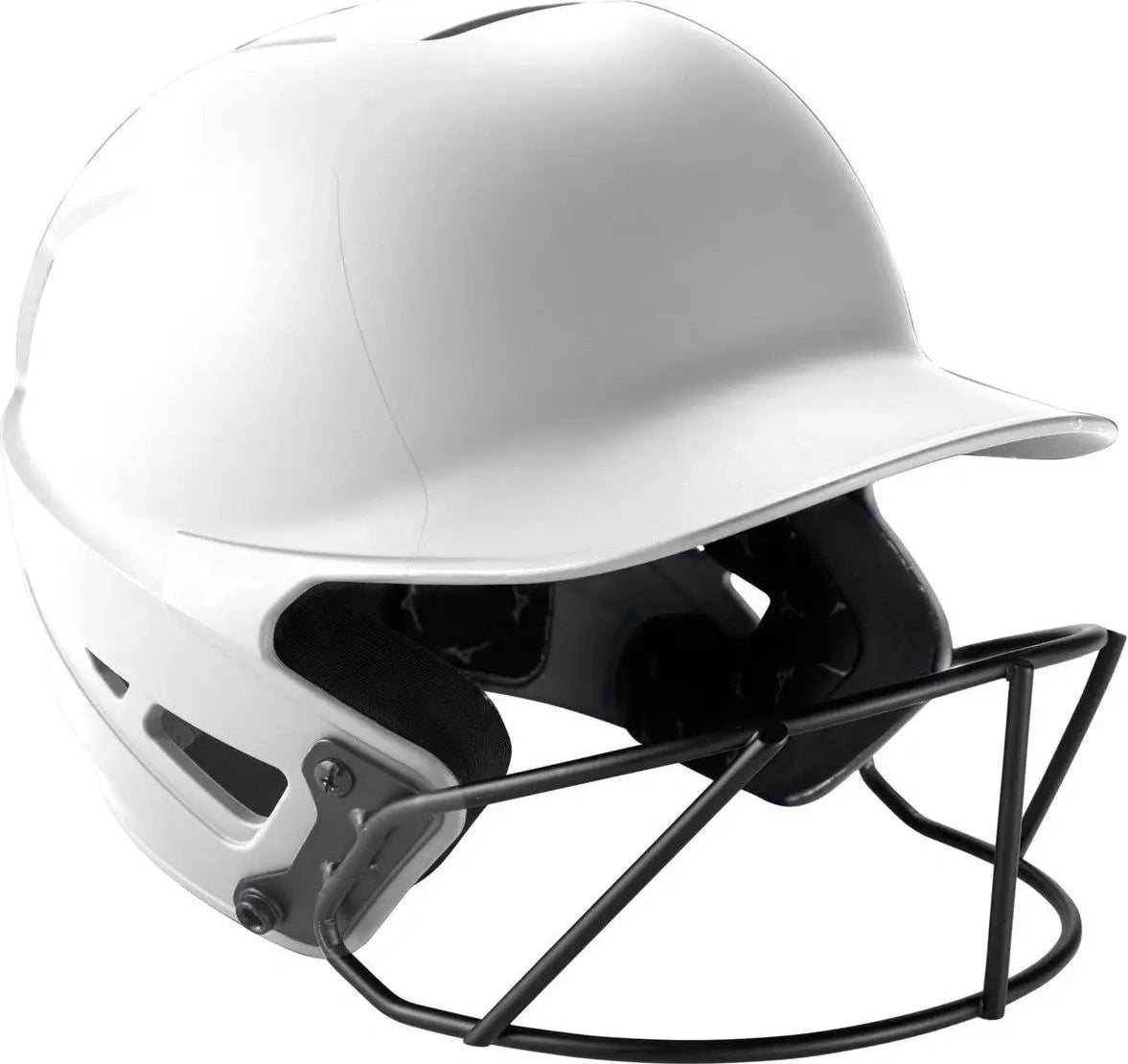 Mizuno 380397 F6 Youth Fastpitch Softball Batting Helmet - White