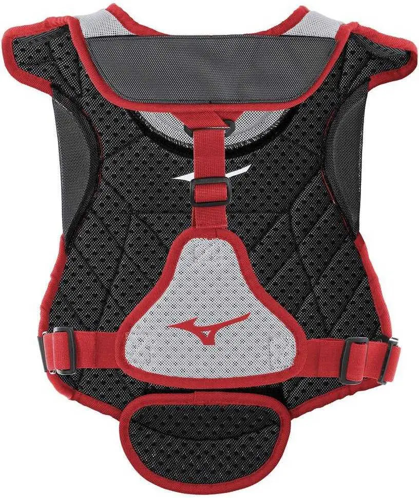 Mizuno 380402 Samurai Women’s Fastpitch Softball Chest Protector 14’’ - Gray Cardinal