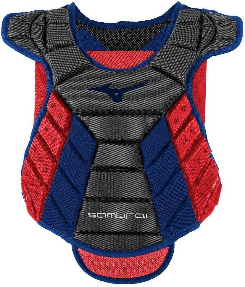 Mizuno 380402 Samurai Women’s Fastpitch Softball Chest Protector 14’’ - Navy Red
