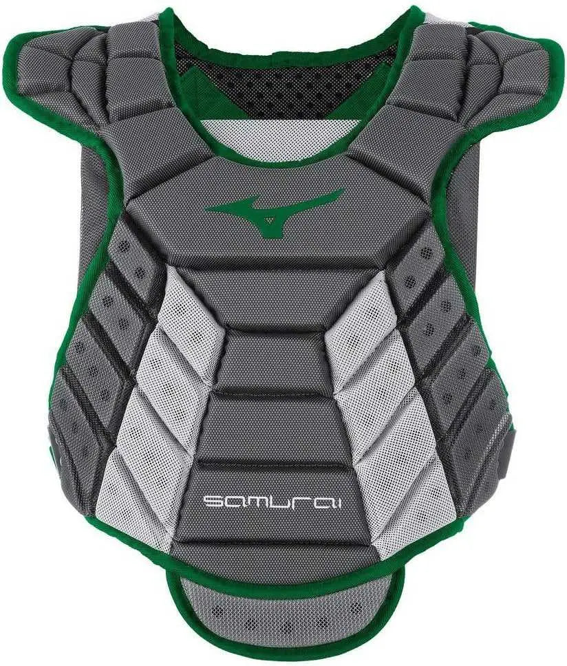 Mizuno 380402 Samurai Women’s Fastpitch Softball Chest Protector 14’’ - Gray Forest