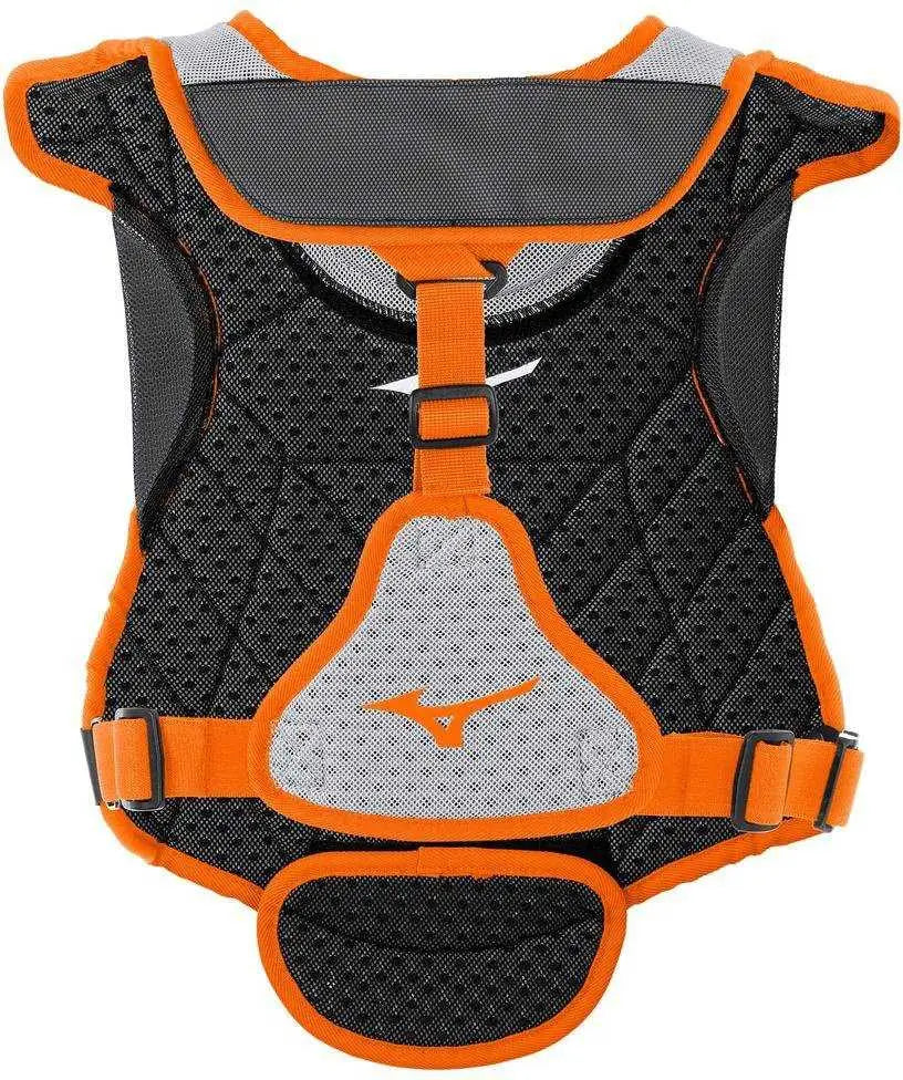 Mizuno 380407 Samurai Women’s Fastpitch Softball Chest Protector 13’’ - Gray Orange