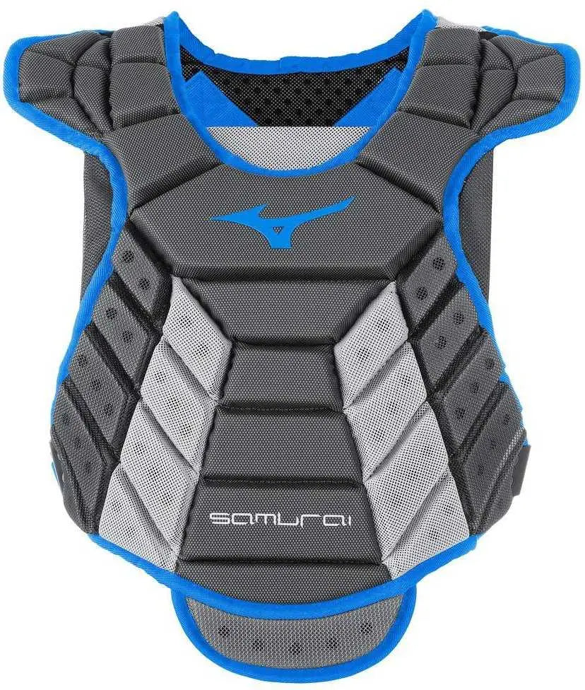 Mizuno 380407 Samurai Women’s Fastpitch Softball Chest Protector 13’’ - Gray Royal