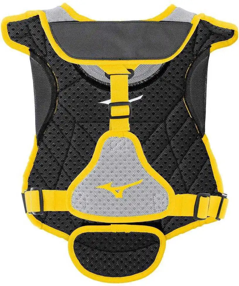 Mizuno 380407 Samurai Women’s Fastpitch Softball Chest Protector 13’’ - Gray Yellow