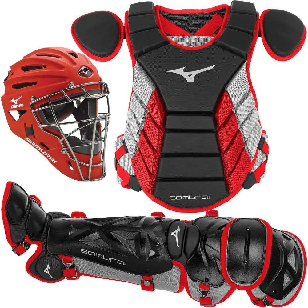 Mizuno 380420 Youth Samurai Box Set - Black Red