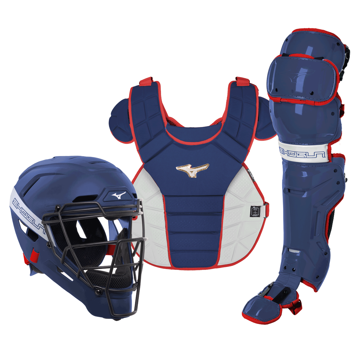 Mizuno 380451 Shogun Youth Baseball Box Set - 14’’ - Navy Red