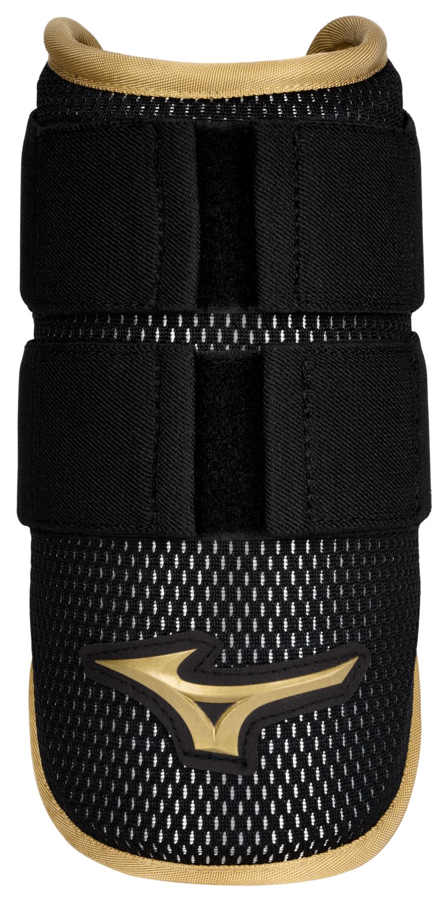 Mizuno 380464 Pro Batter’s Elbow Guard - Black-gold - Black Gold