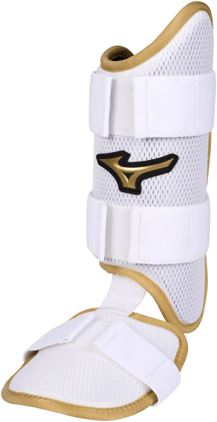 Mizuno 380465 Pro Batter’s Ankle Guard - Lh White-gold - White Gold