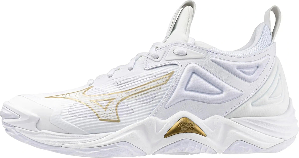 Mizuno 430320 Wave Menentum 3 Women’s Volleyball Shoe - White Gold