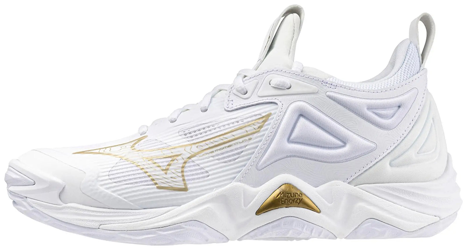 Mizuno 430320 Wave Menentum 3 Women’s Volleyball Shoe - White Gold