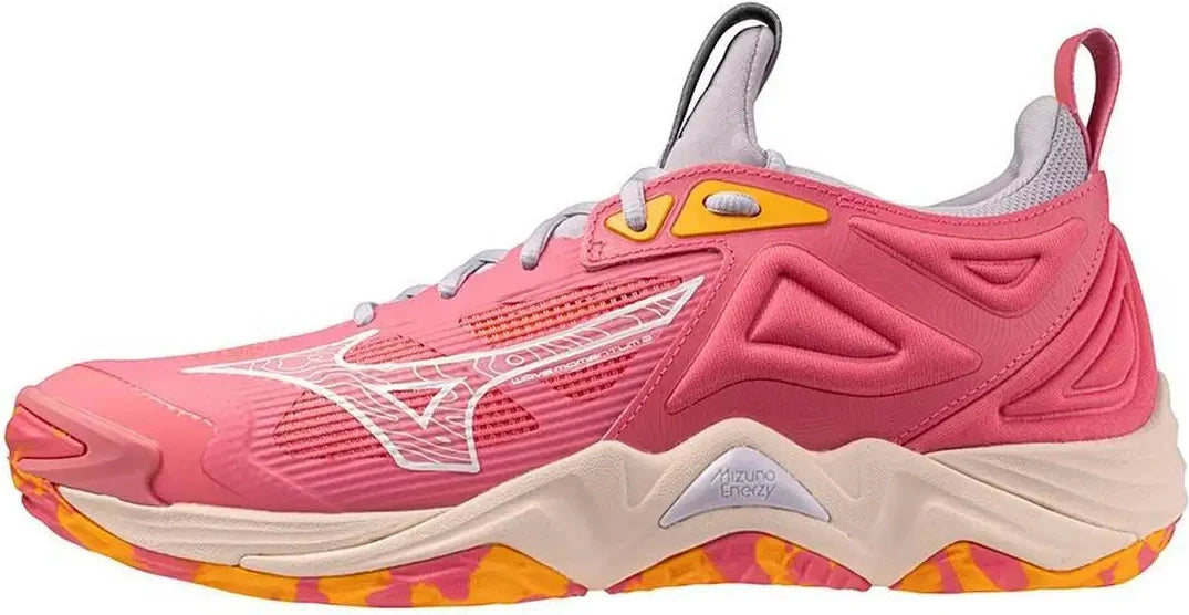 Mizuno 430324 Wave Momentum 3 Unisex Volleyball Shoe - Rosebud - 5