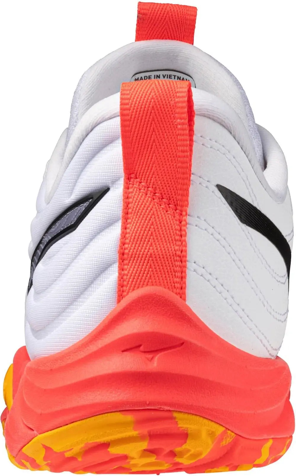 Mizuno 430338 Wave Momentum Elite Unisex Volleyball Shoe - White Fiery Coral